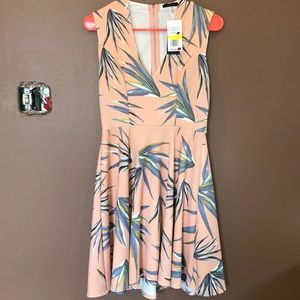 NWT Soprano Pink Tropical Dress